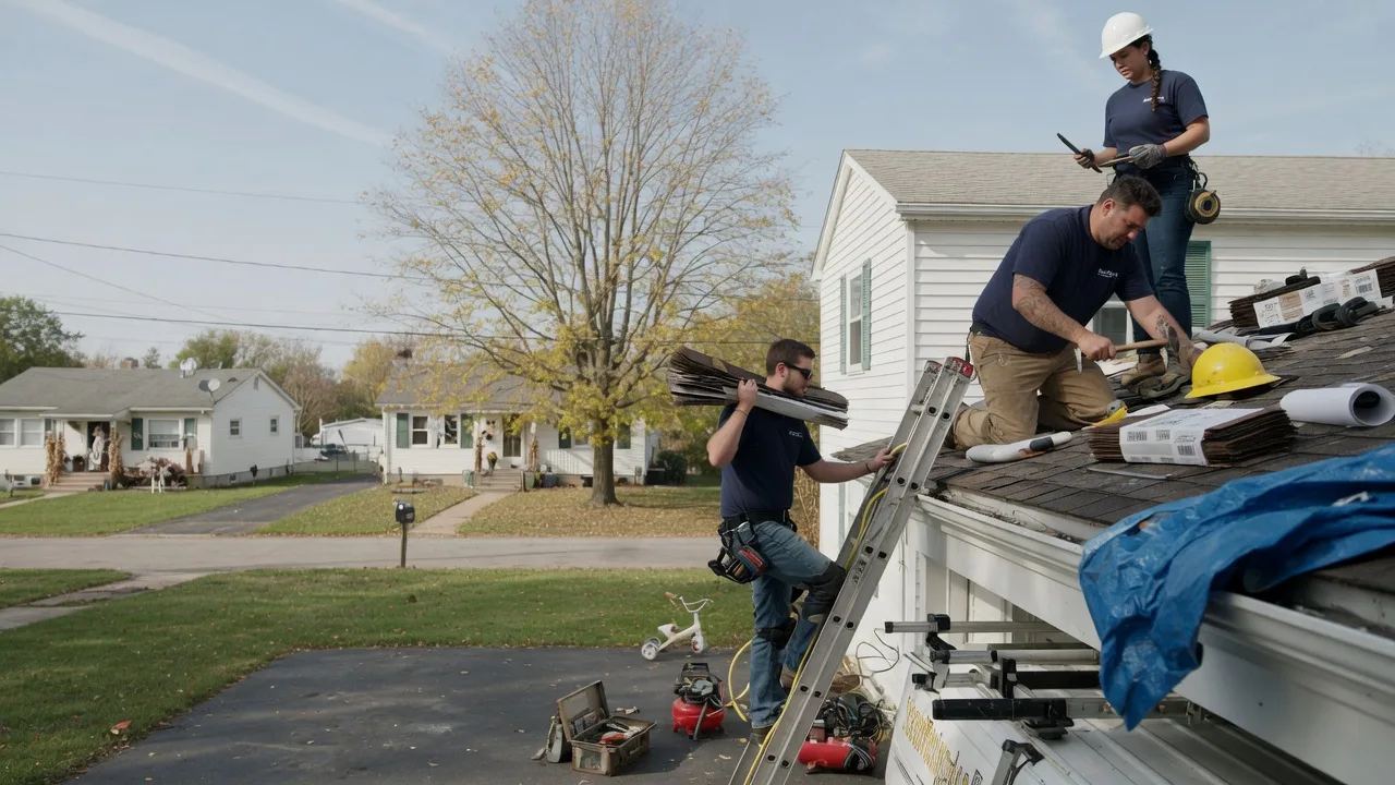 Local Roofing Contractors in Geff, IL near me
